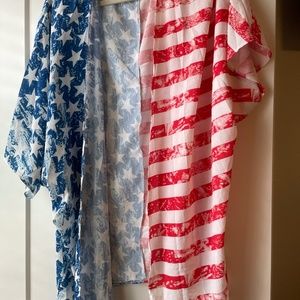 American Flag Kimono